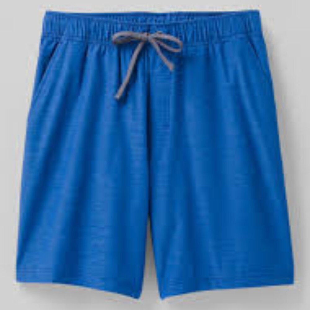 Mens prAna Metric E-Waist Short XL - Rich Sapphire